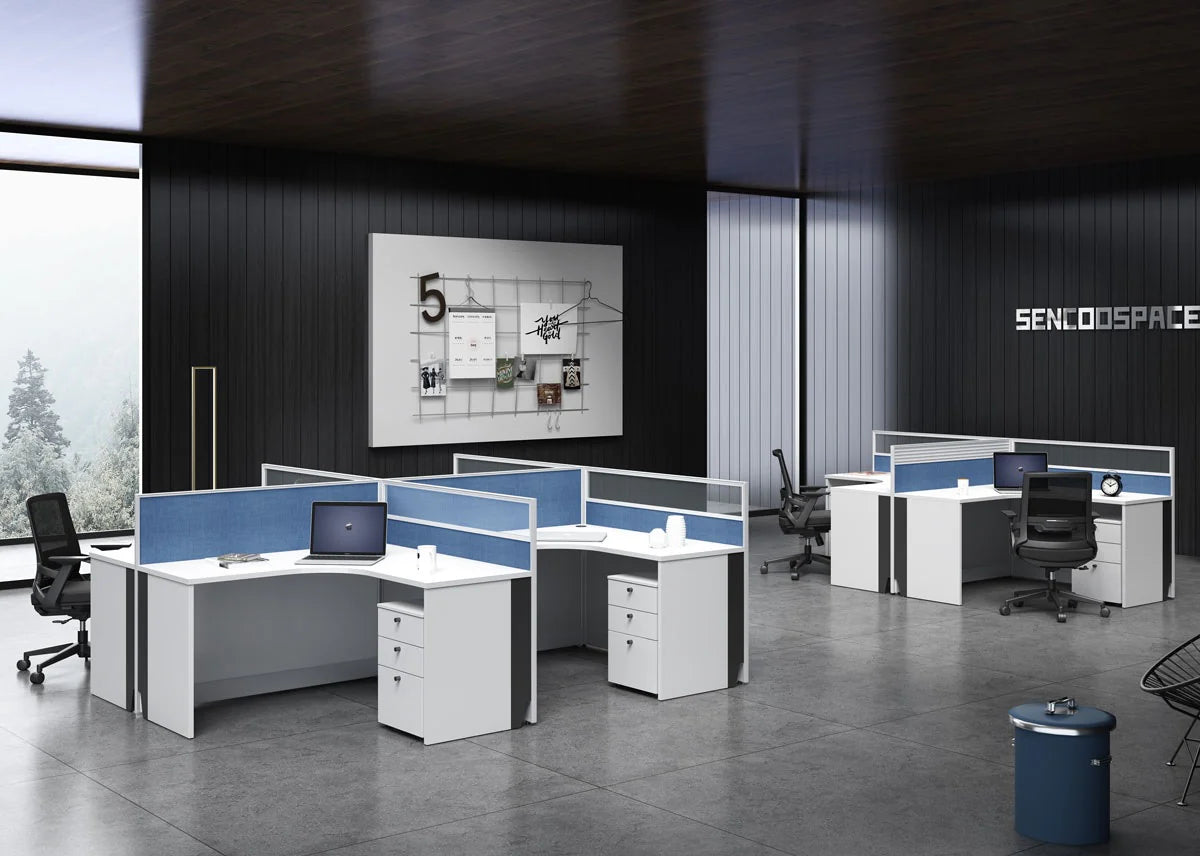 N24 Panel Free Standing Desk L-Type