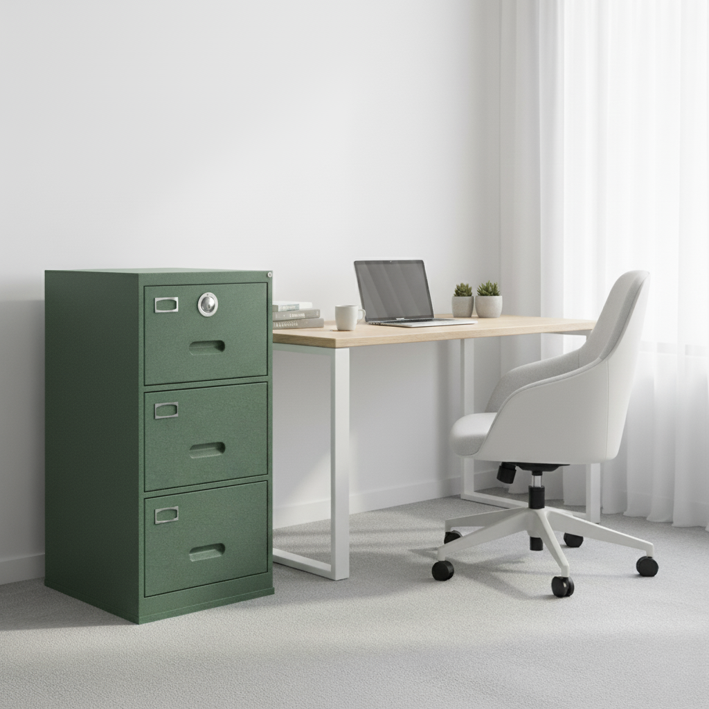 3D Fireproof Filing Cabinet