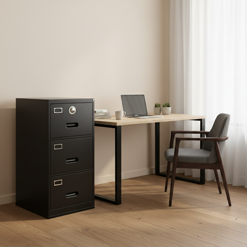 3D Fireproof Filing Cabinet