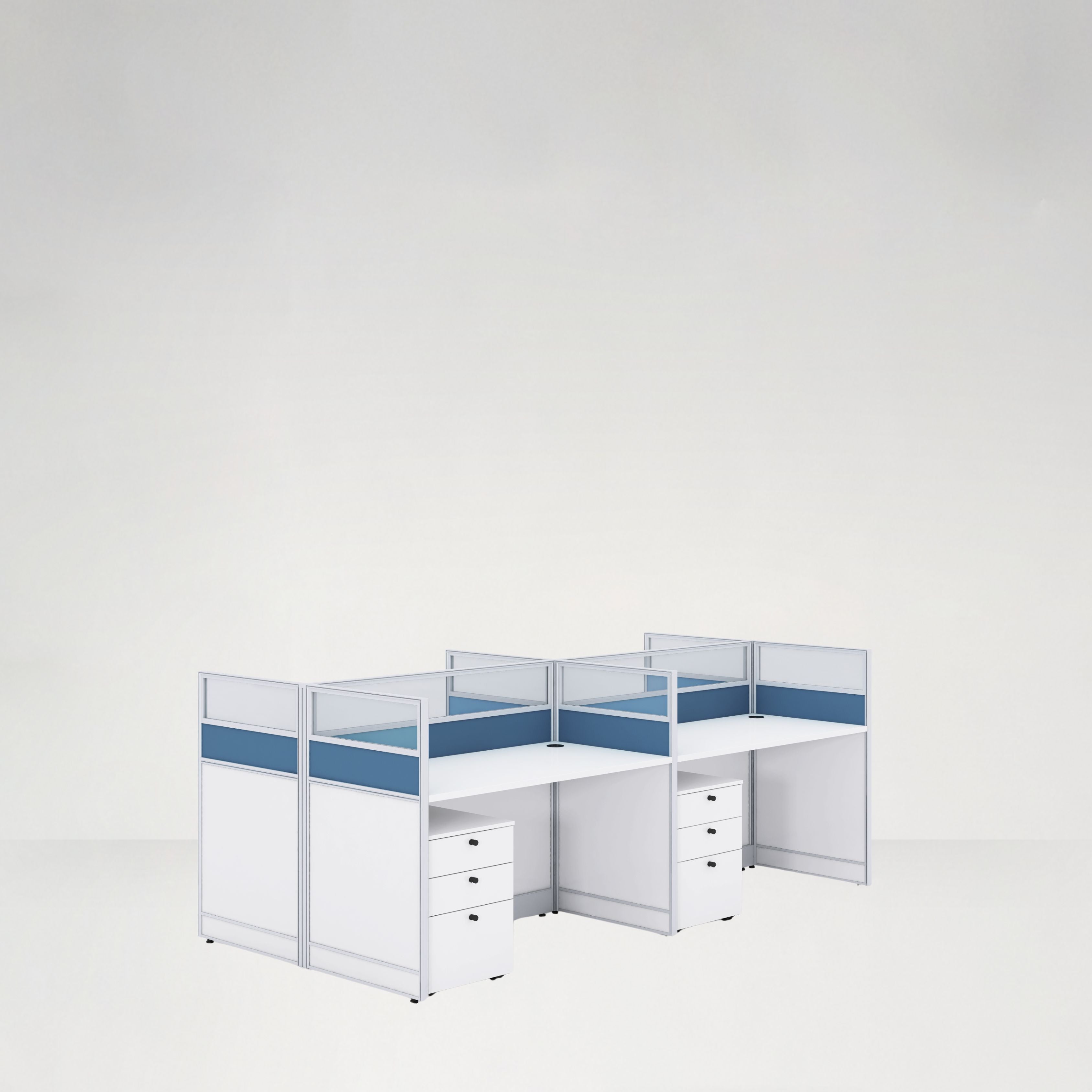 N24 Panel 4-Cluster Side Pedestal