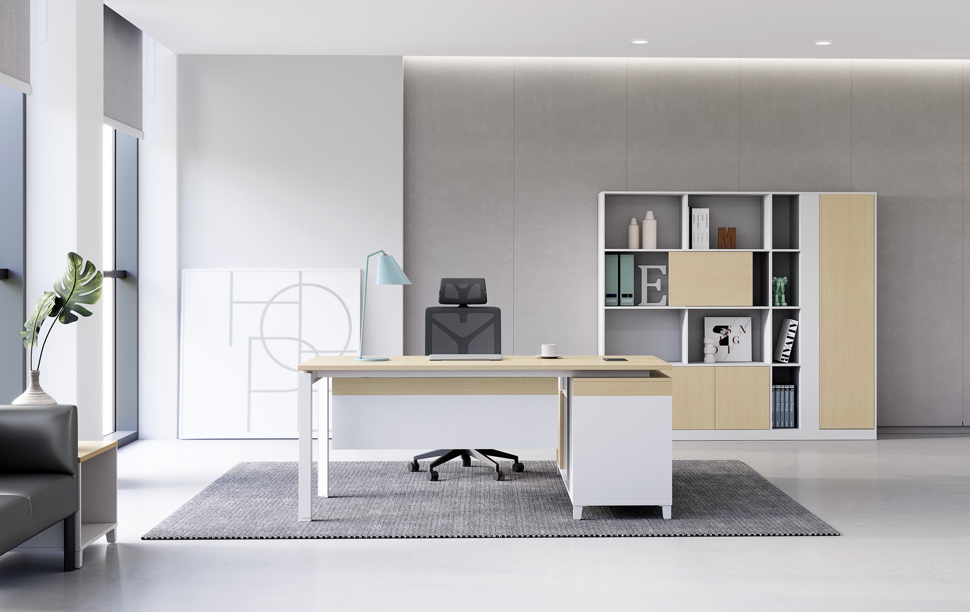 N24 Scandi Executive Desk