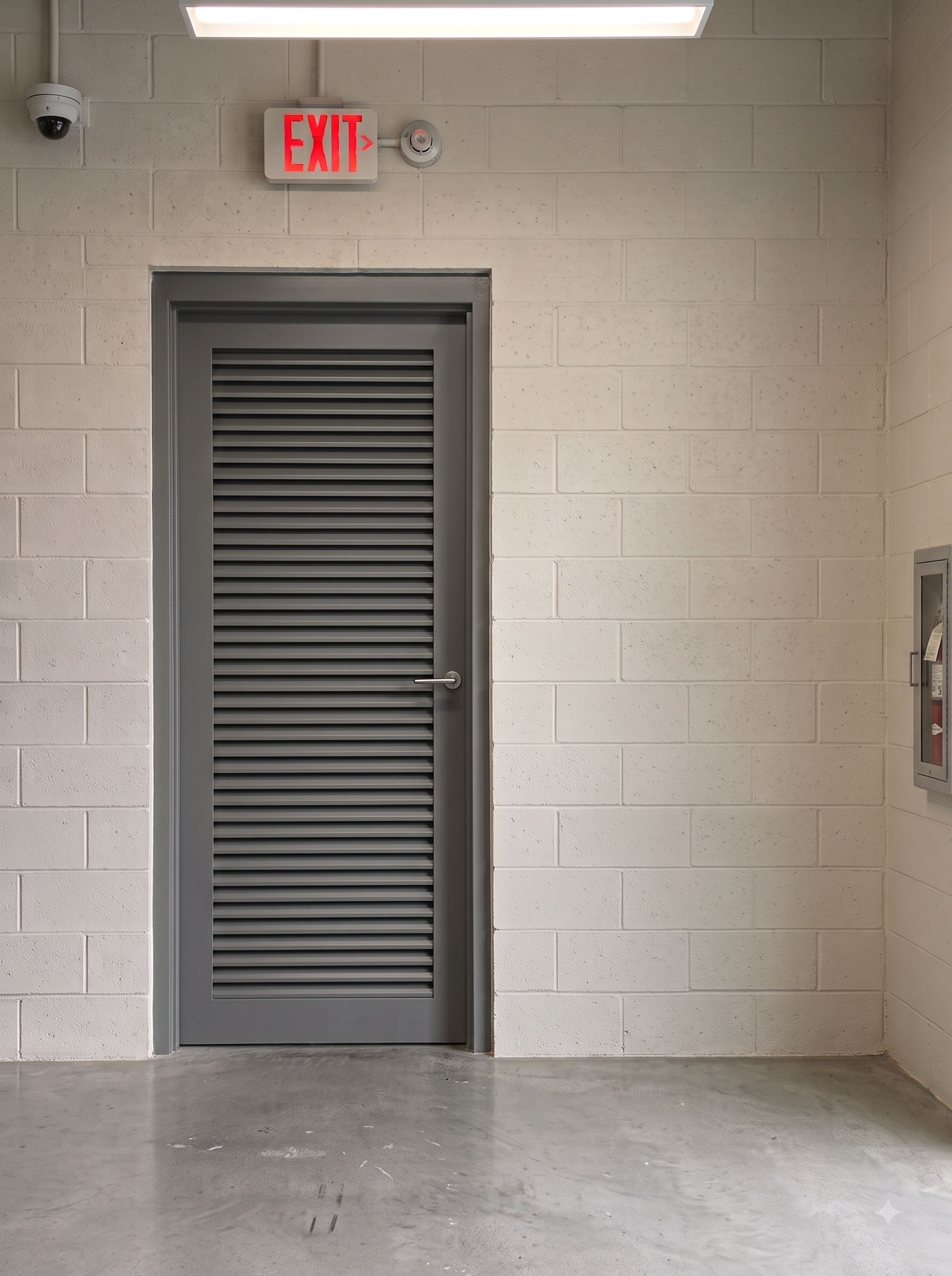 Single Leaf Louvered Door