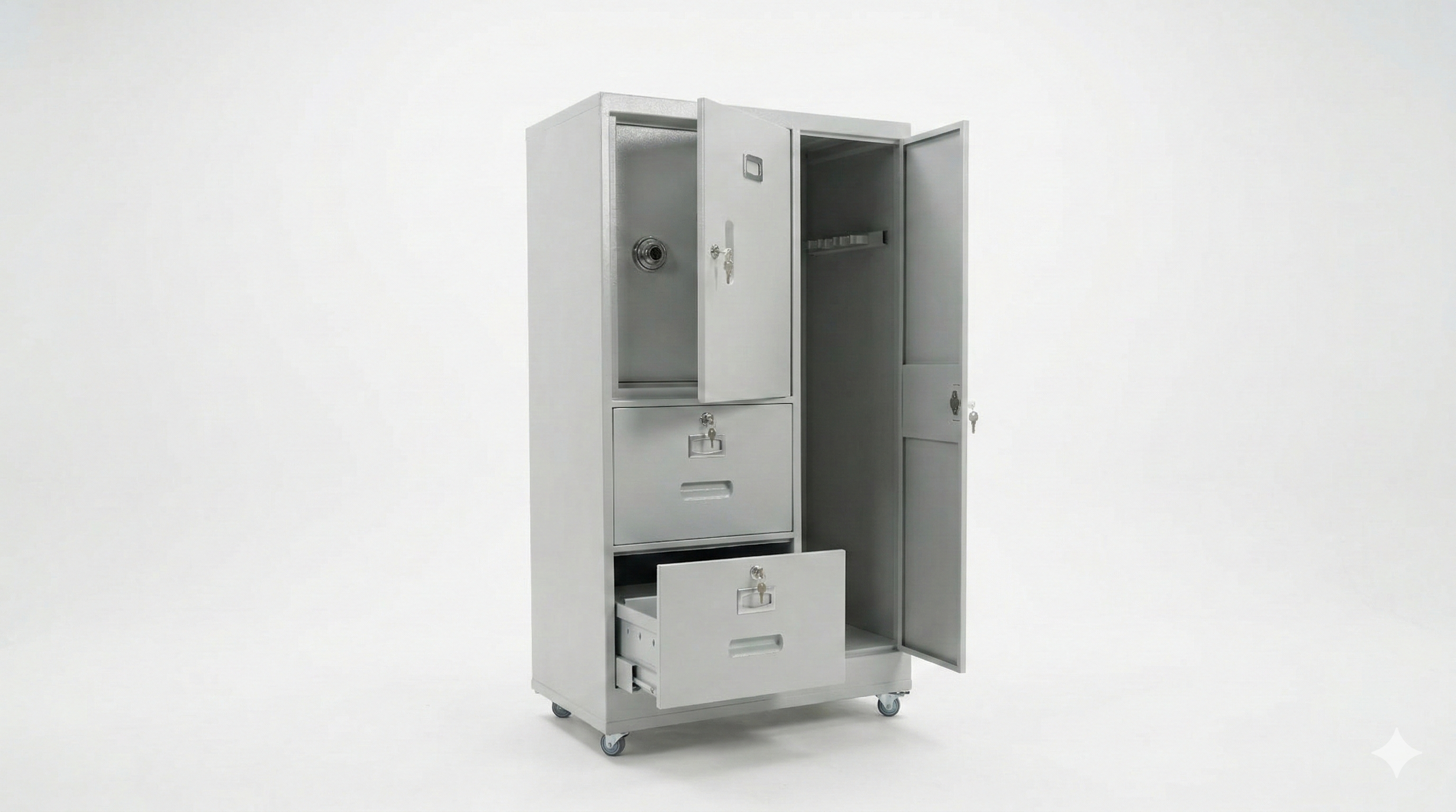 <strong>THE DUAL-PURPOSE GUN CABINET:</strong> Secure Firearm & File Storage