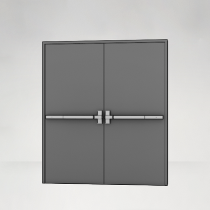 Double Fire Exit Steel Door