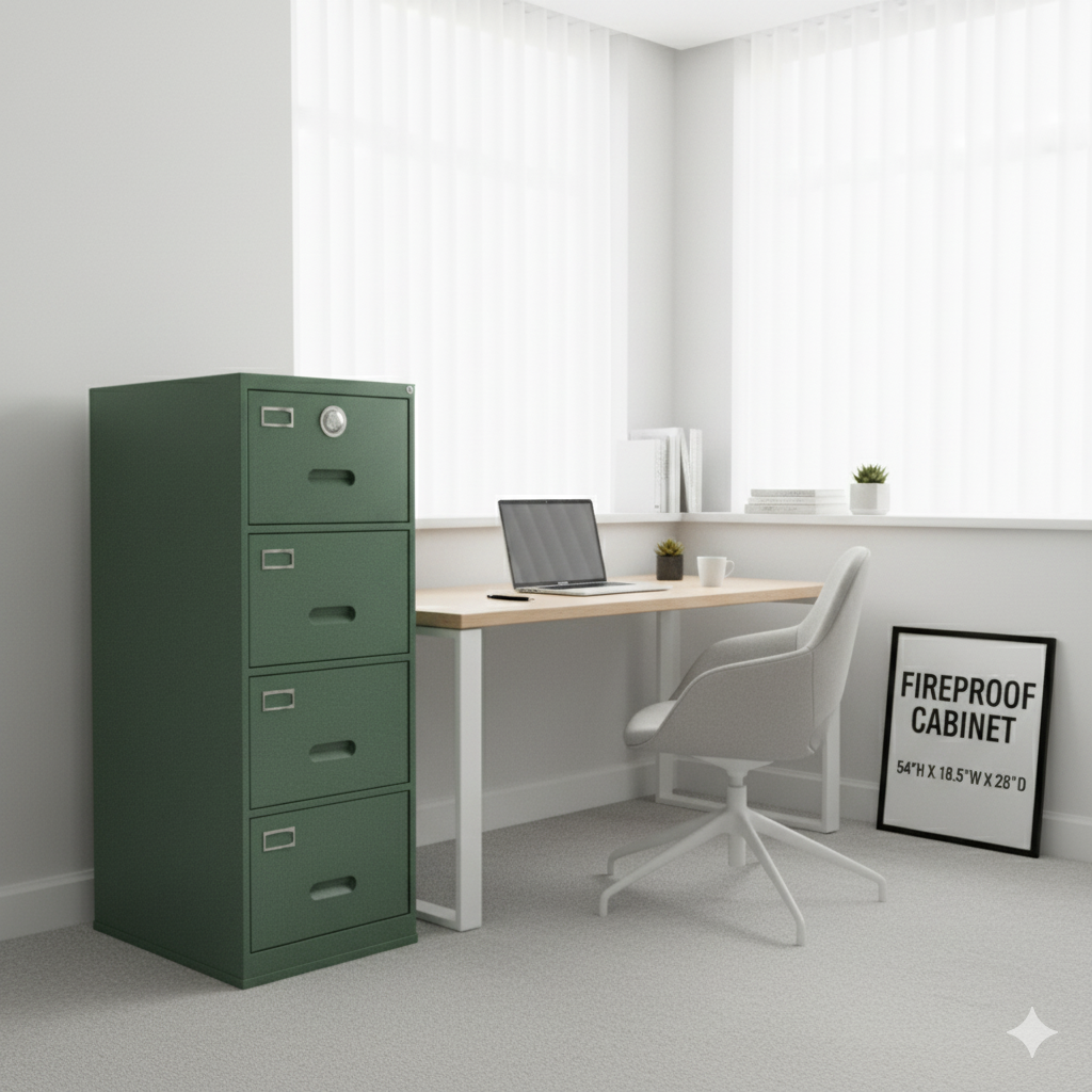 4D Fireproof Filing Cabinet