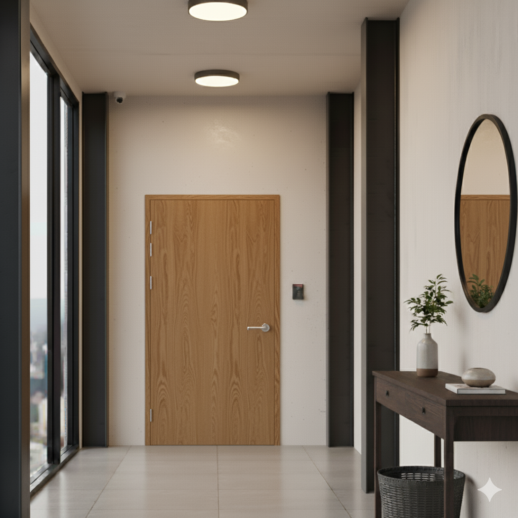 Single Flush Steel Door