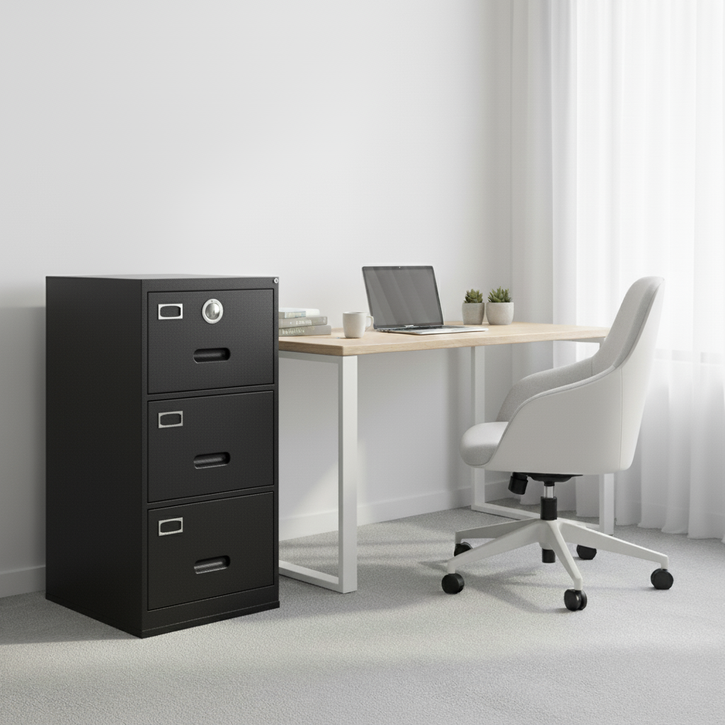 3D Fireproof Filing Cabinet