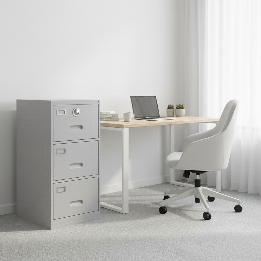 3D Fireproof Filing Cabinet