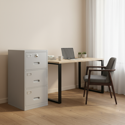 3D Fireproof Filing Cabinet