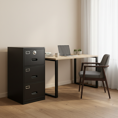 3D Fireproof Filing Cabinet