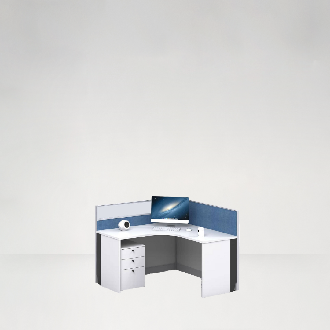 N24 Panel Free Standing Desk L-Type