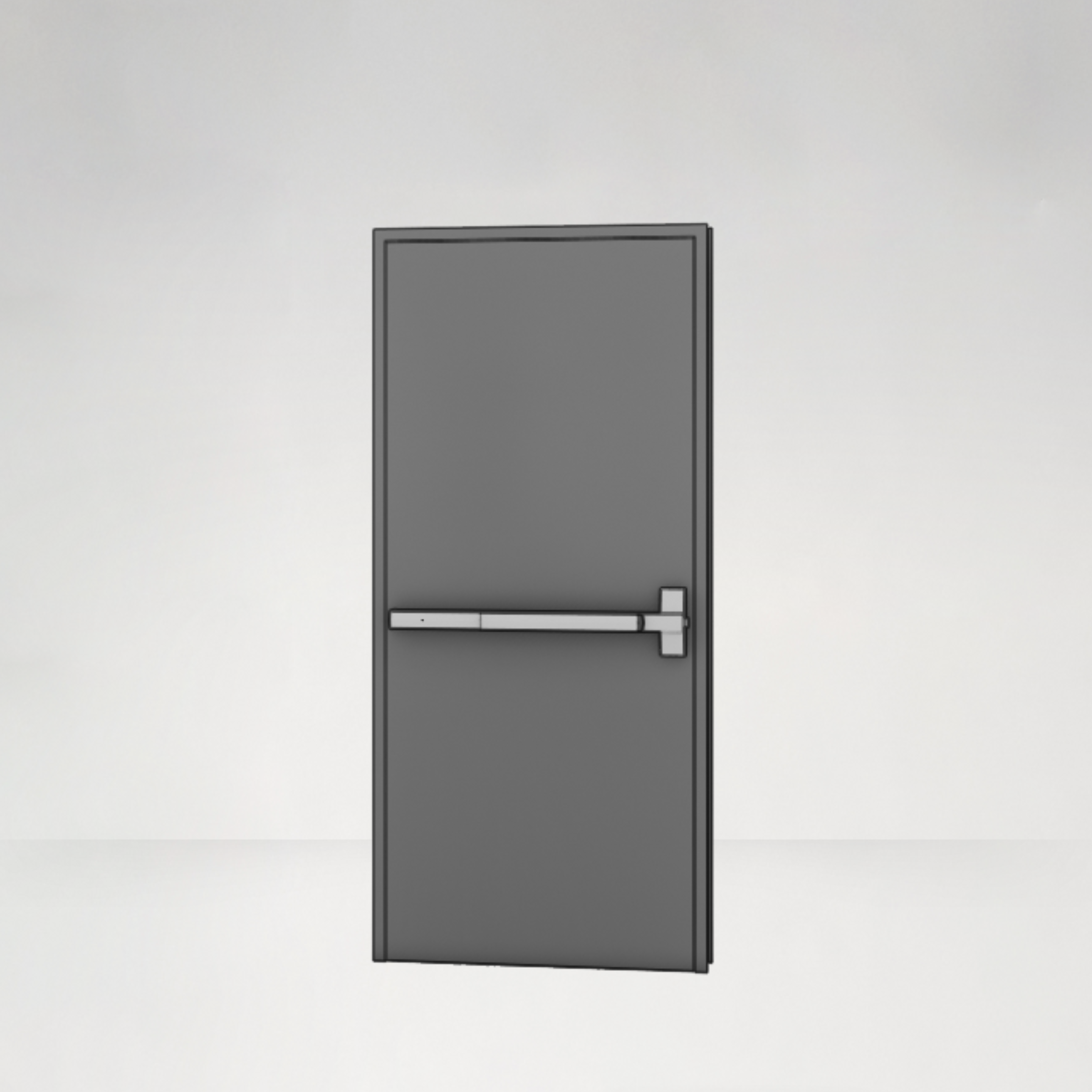 Single Fire Exit Steel Door