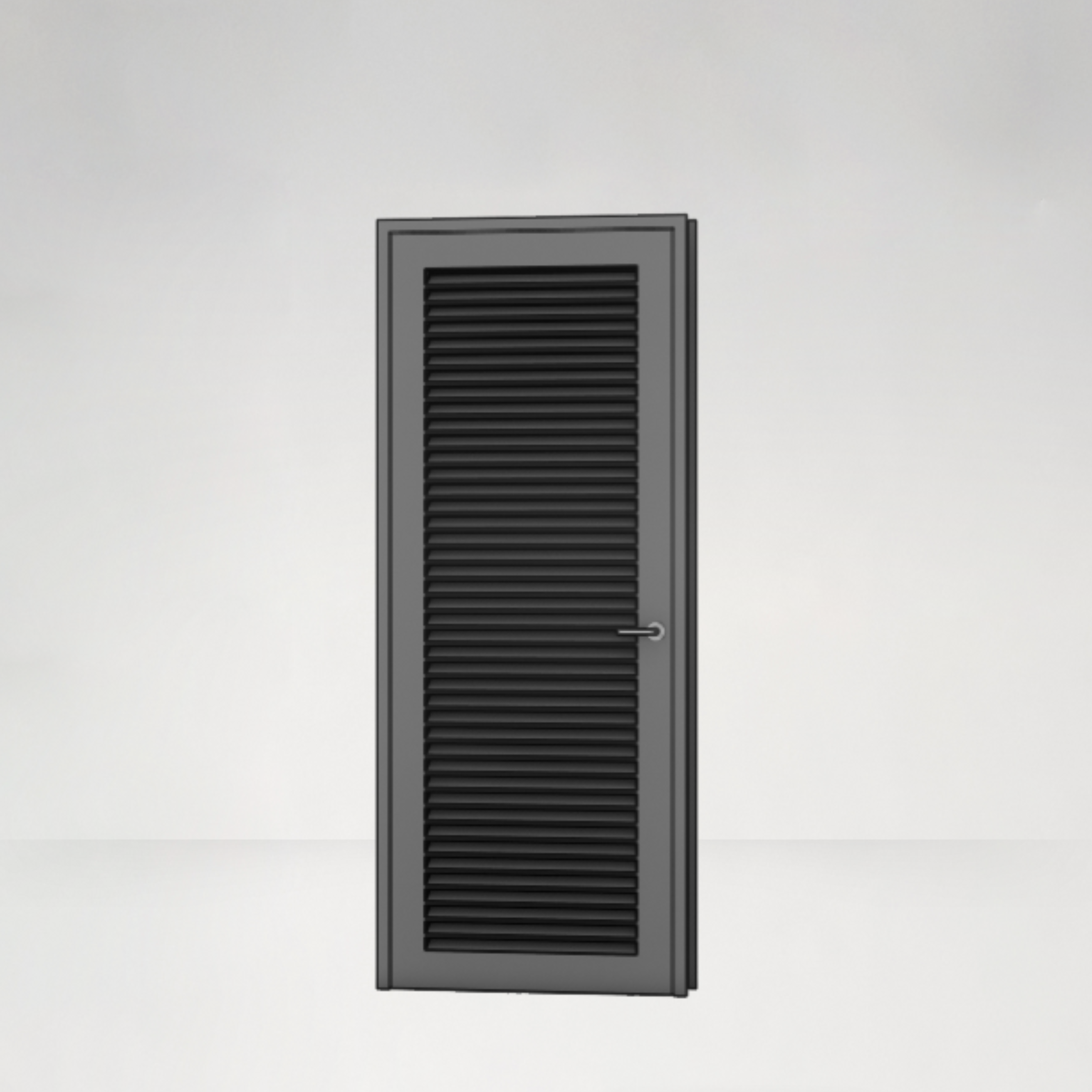 Single Full Louver Steel Door